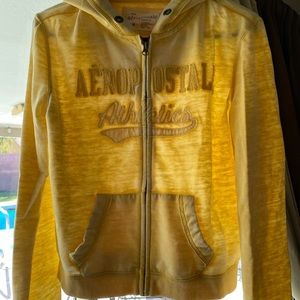Light weight yellow Aeropostale hoodie